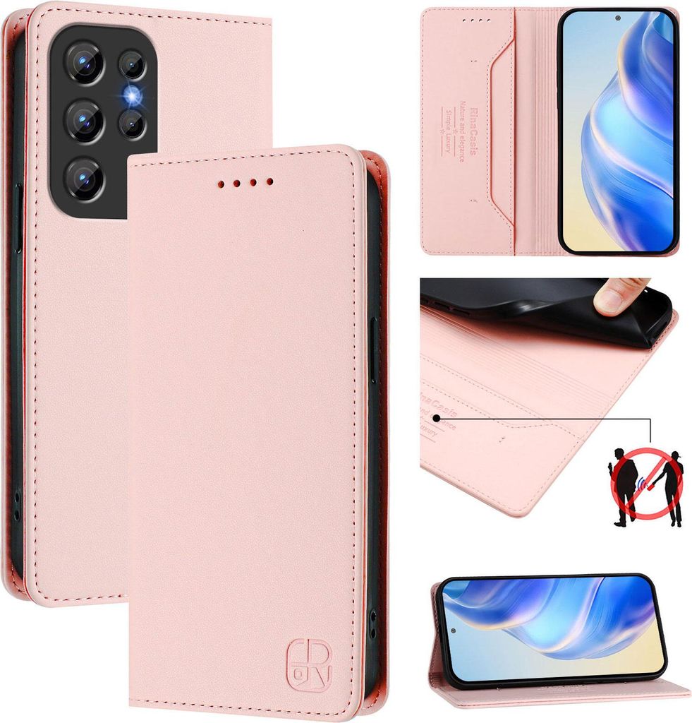 Lederhülle für Oukitel C1 / C1 Pro Hülle Flip Brieftasche Produktbild 