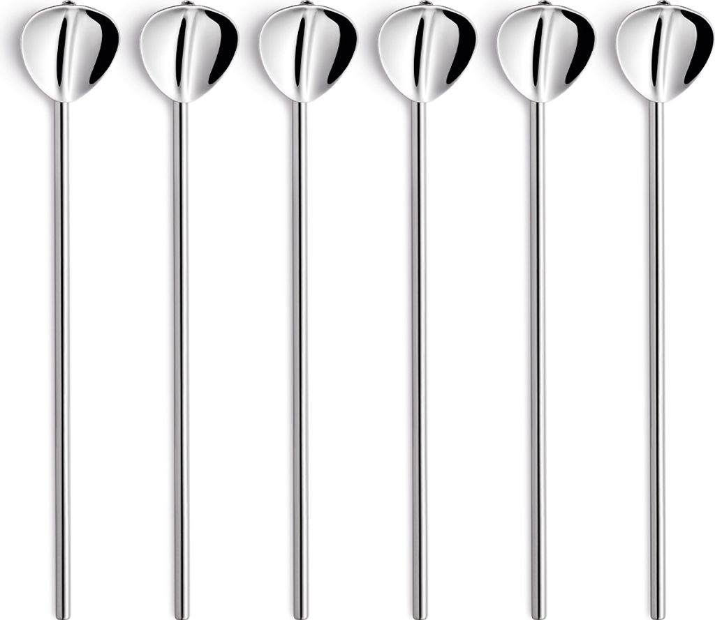 Beckmann & Rommerskirchen 6-tlg. Trinkhalmlöffel Set VISTA