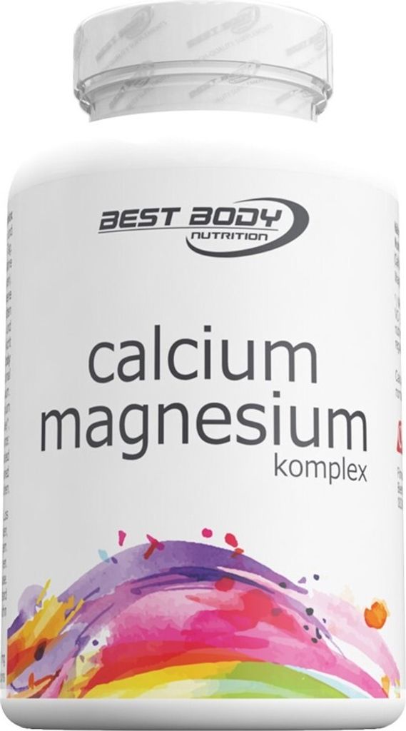 Best Body Nutrition - Calcium Magnesium Komplex Kapseln - 100 Stück/Dose
