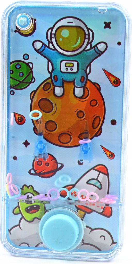 Wasserspiel Konsole Weltraum Retro Geduldspiel für Kinder Antistress Spielzeug Bunt