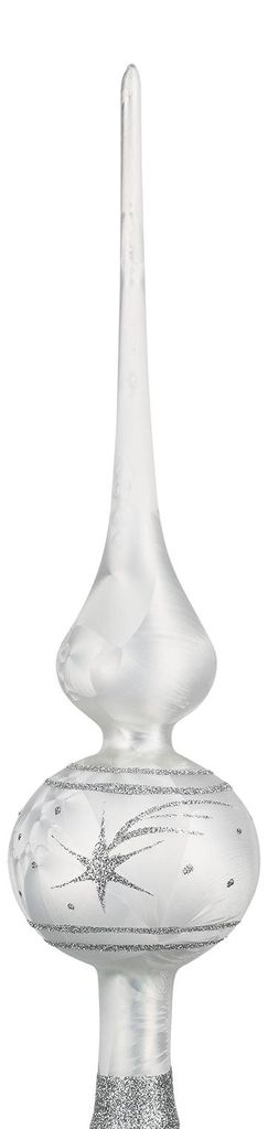 Weihnachtsbaumspitze | Groß 35cm in Ice Weiss Silber Komet Produktbild 