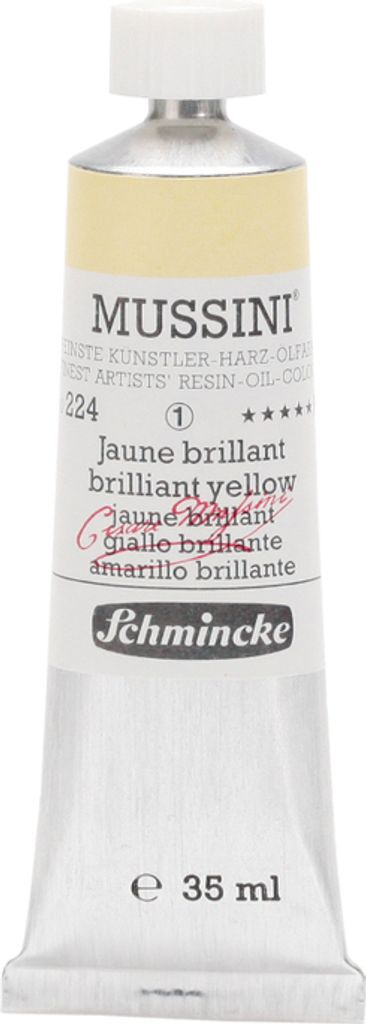 Schmincke 35ml MUSSINI Jaune brillant Öl 10 224 009
