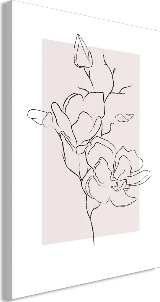 Offerta Quadro Magnolia Cremosa 40x60 cm - Tela Moderna Astratta