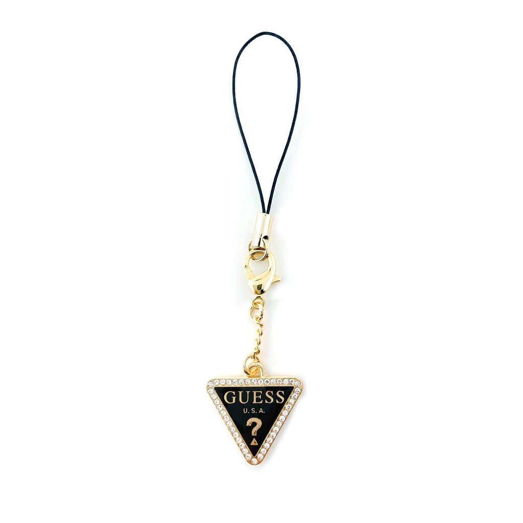 Guess Pendentif Strass Triangle Métal Logo Image du produit 
