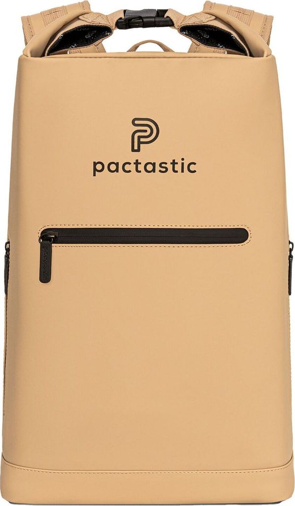 Pactastic Tagesrucksack Rucksack mit Laptopfach Urban Collection Rolltop Backpack 50 cm 27L Beige
