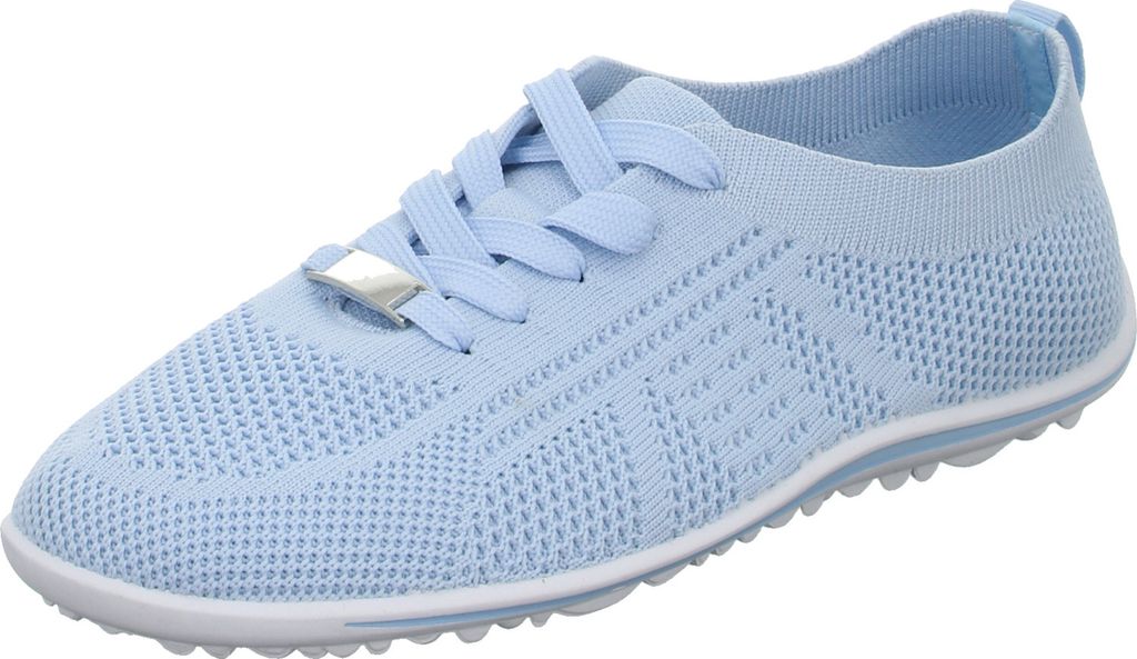 Alyssa Damen-Schnürhalbschuh Hell-Blau, Farbe:blau, EU Größe:37