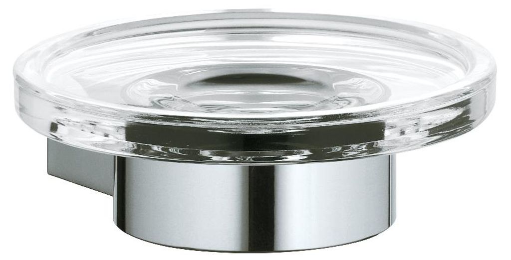 Keuco Plan-Seifenhalter mit Echtkristallglas- schale Produktbild 