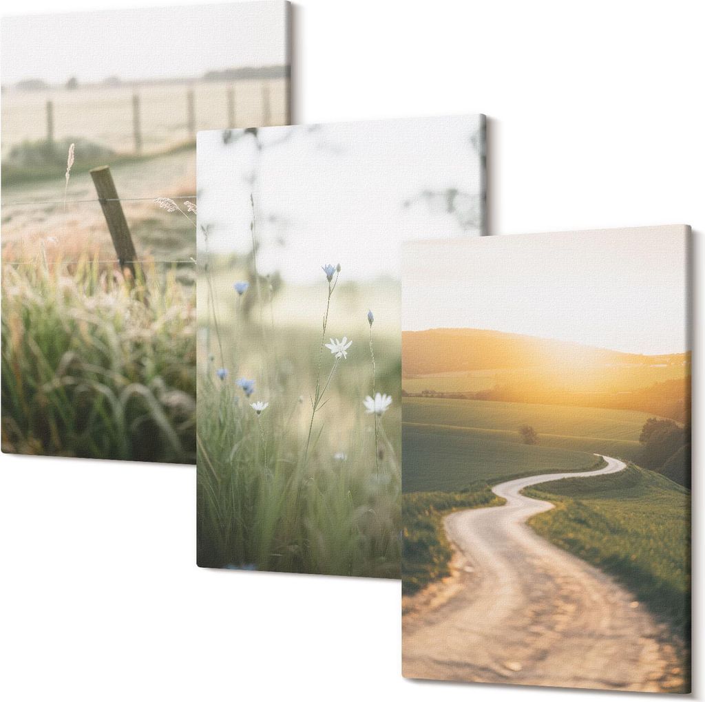 Leinwandbilder – Wandbilder – Leinwandbild – Canvas Bild – Polycanvas – Kunstdruck – – Modern – Aufhängefertig – Mehrteilig –...