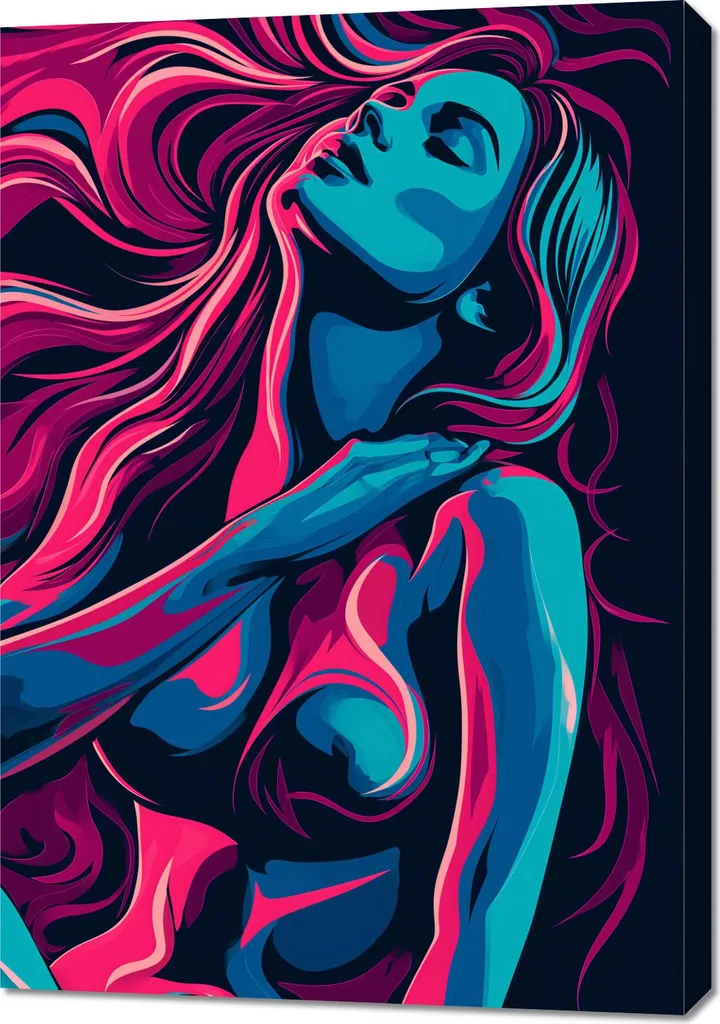 Tableau Fleur 70 x 100 cm Image Décorative Florale pour Salon et Bureau