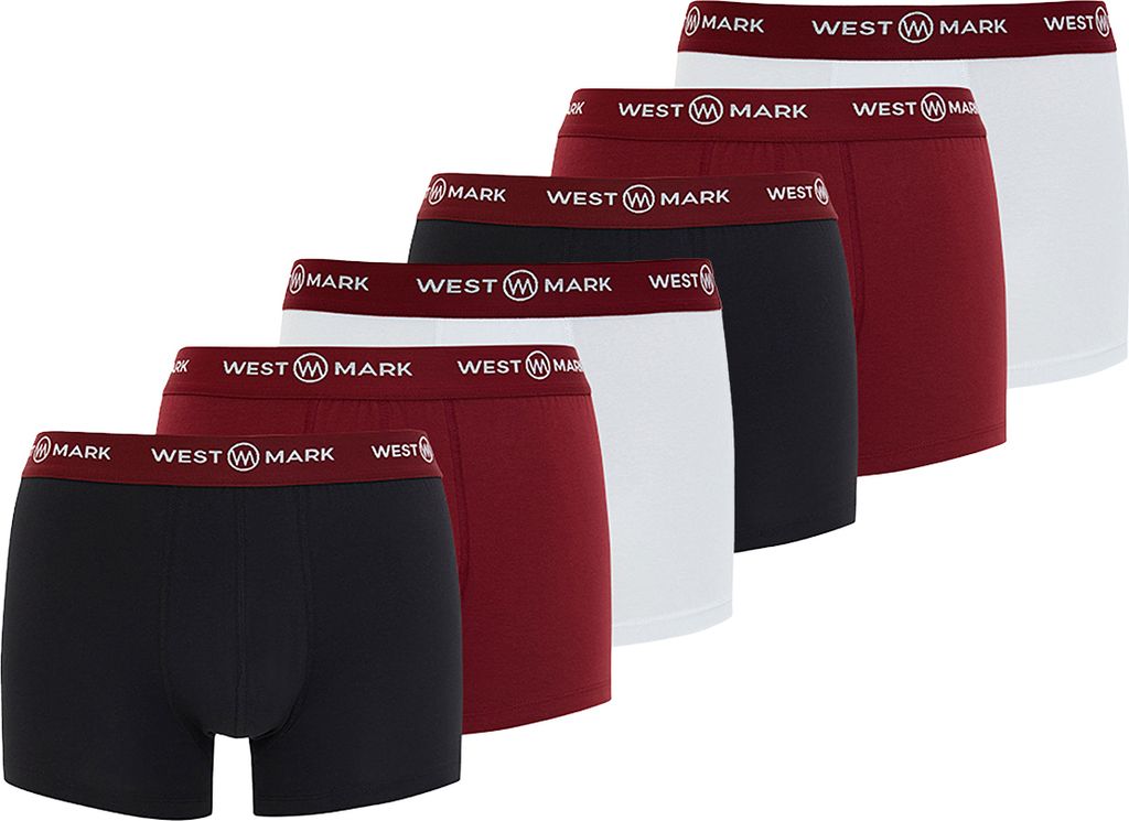 Westmark London 6er Pack Oscar Retro Short / Pant Im praktischen Mehrfach-Pack, Mit Logo-Gummibund, Passt sich angenehm dem Körper an