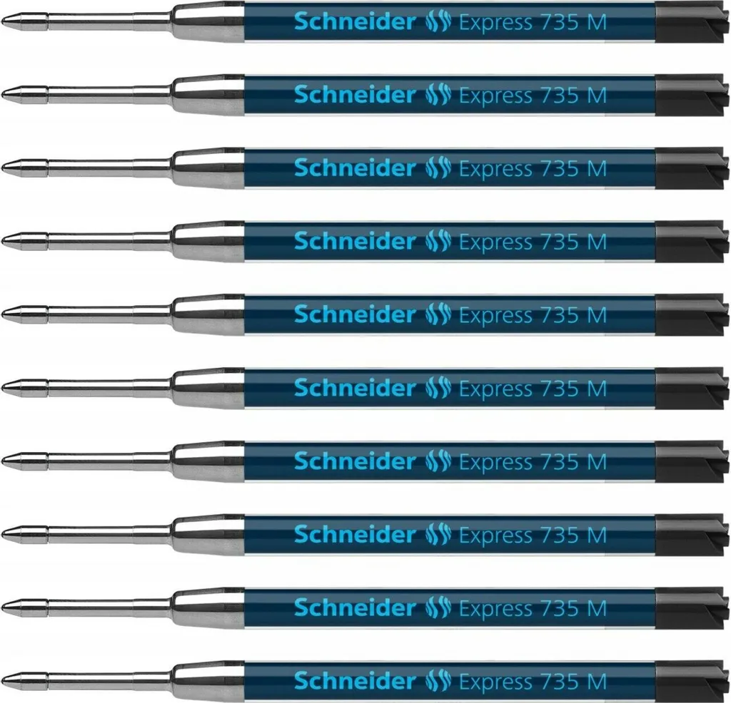 Recharges de Stylos Schneider Express 735 Noires pour Bureau et Études