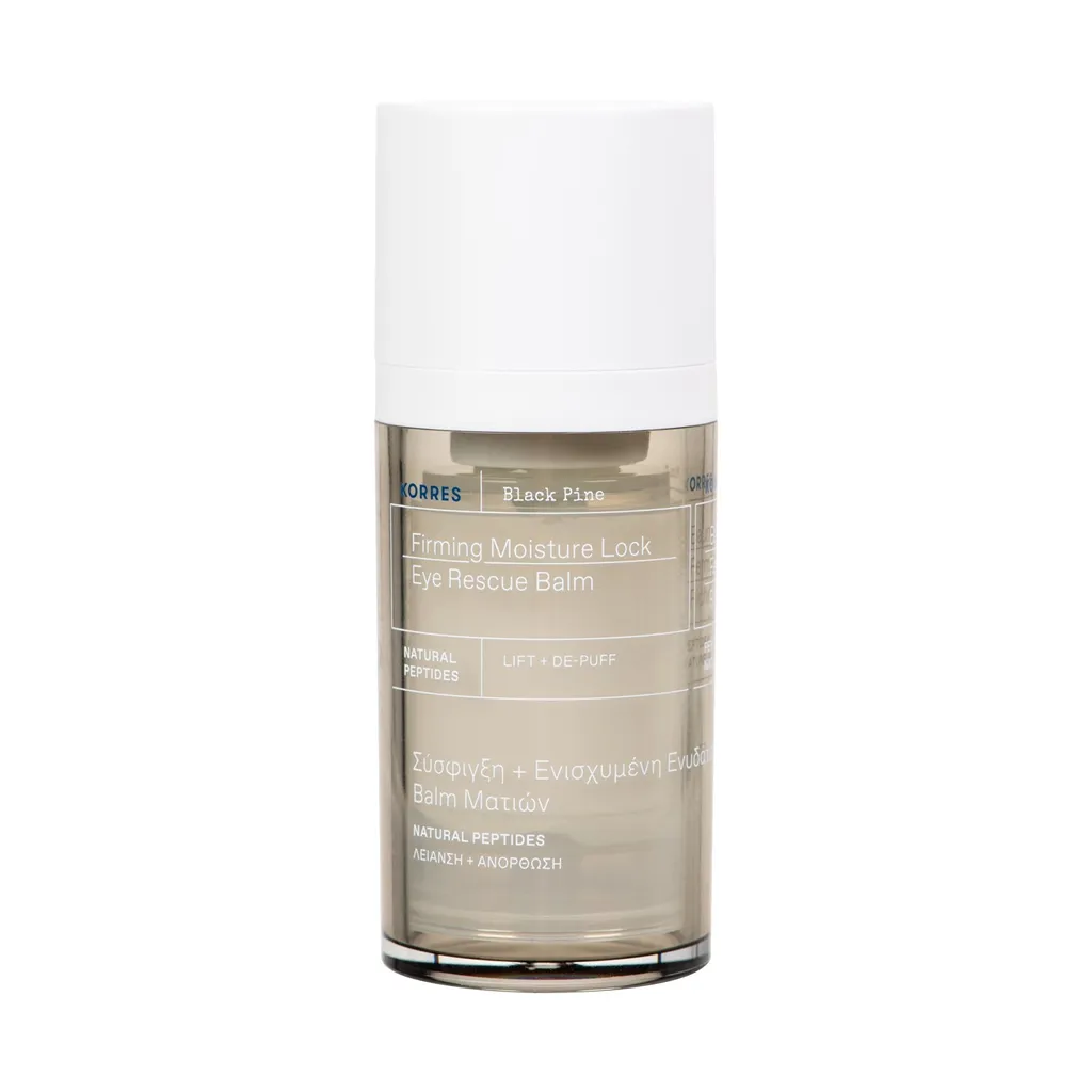 KORRES Balsamo Occhi Pino Nero 15ml - Effetto Rassodante e Anti-Rughe