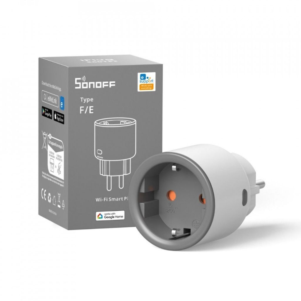 Sonoff S60 WiFi smart plug with energy monitoring, F-Type Obrázok produktu 