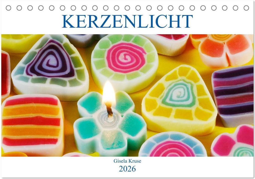 Kerzenlicht (Tischkalender 2026 DIN A5 quer), CALVENDO Monatskalender