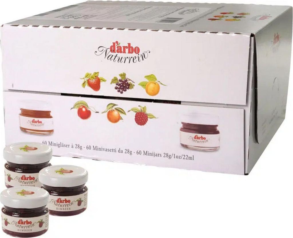 d’arbo 1120976004 d’arbo Naturrein Himbeer Konfitüre, 60 Image du produit 