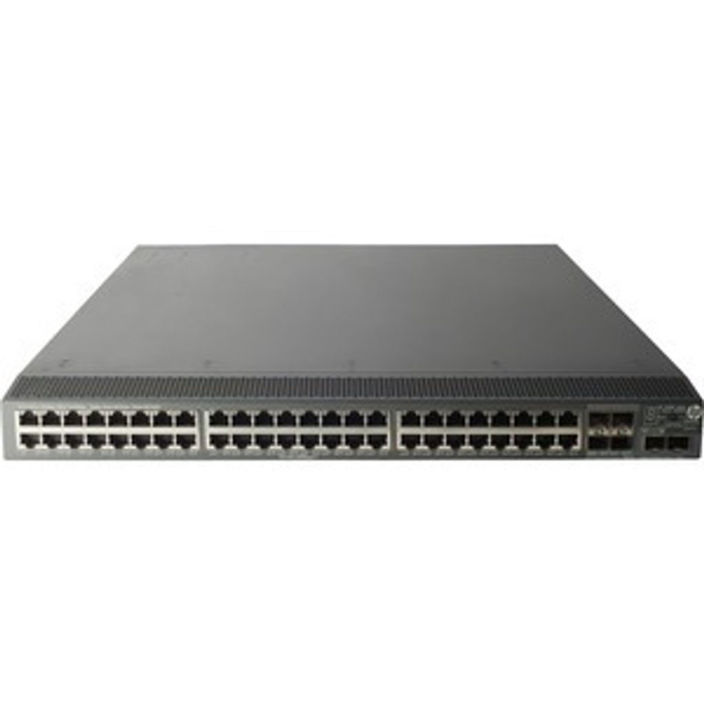 HPE A 5800AF-48G, Managed, L3, Gigabit Ethernet (10/100/1000), Vollduplex, Rack-Einbau, 1U