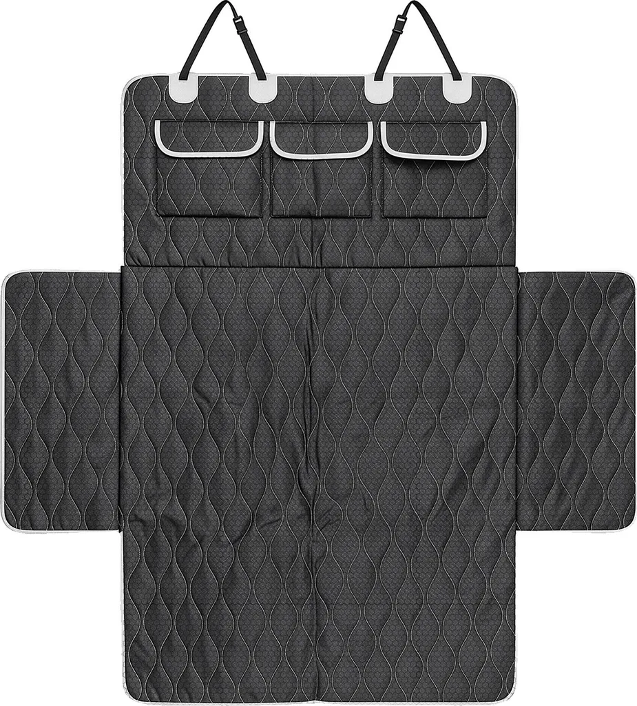 Tapis de coffre chien XL noir protection auto imperméable universel
