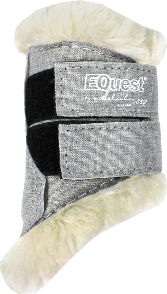 EQuest Softgamasche speziell für Mini-Shetty, 2er Set - Grau