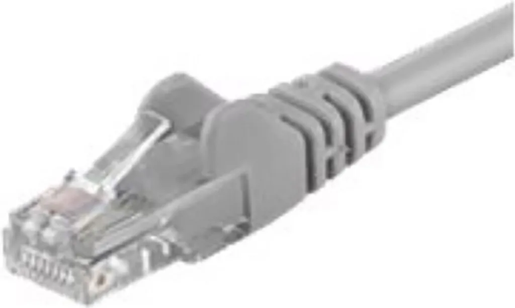 Goobay Cavo Patch CAT 6 U/UTP Grigio - Connessione LAN Gigabit Stabile - 6