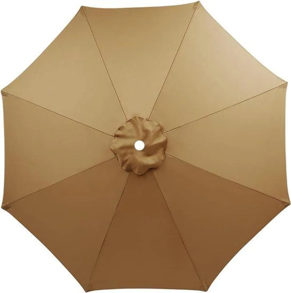 Toile de Rechange pour Parasol de Terrasse Multicolore Idéal Été 300cm