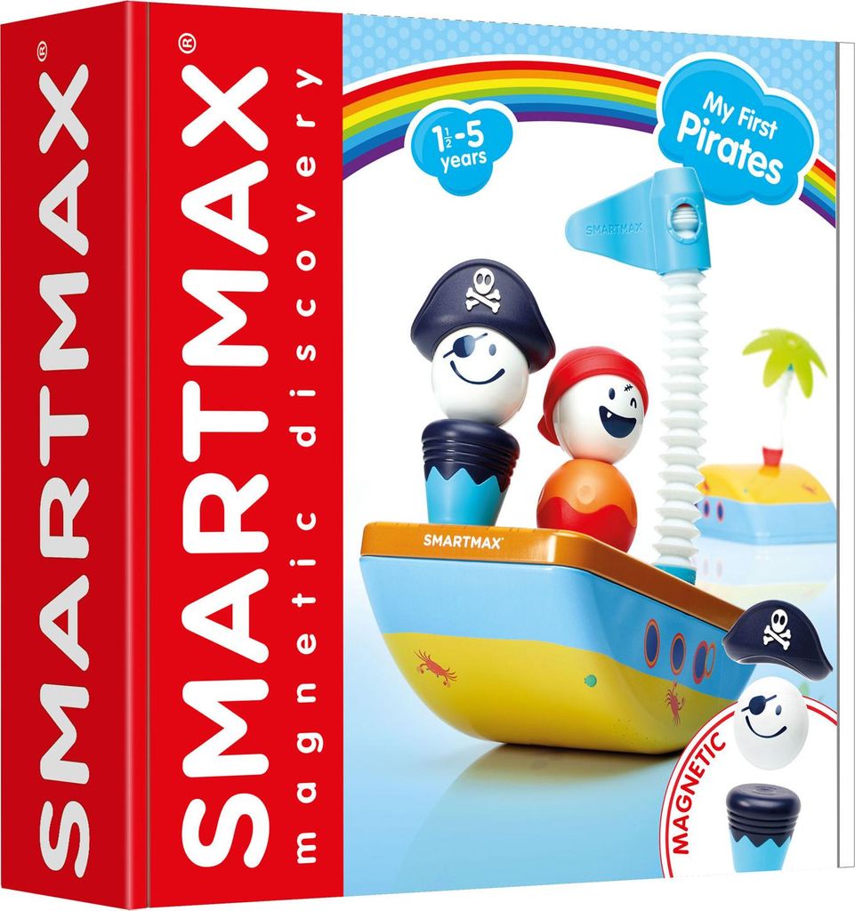 SMARTMAX Magnetisches Bauset Meine ersten Piraten 10 Teile Produktbild 