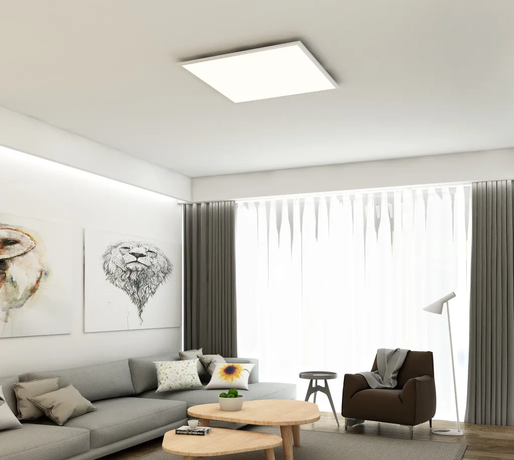 Panneau LED 3800 lm Intensité Variable CCT PIATTO avec Télécommande - 3