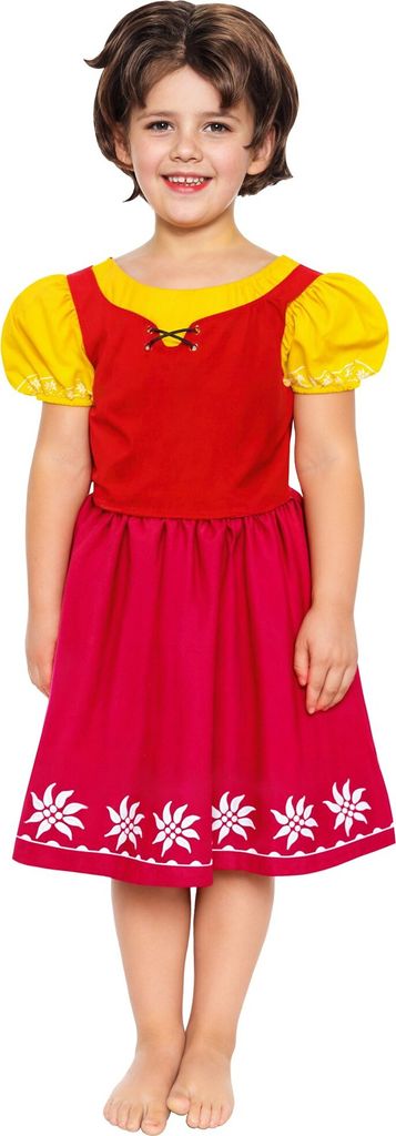 Heidi Kinderkostüm - einteilig Karneval Fasching Produktbild 