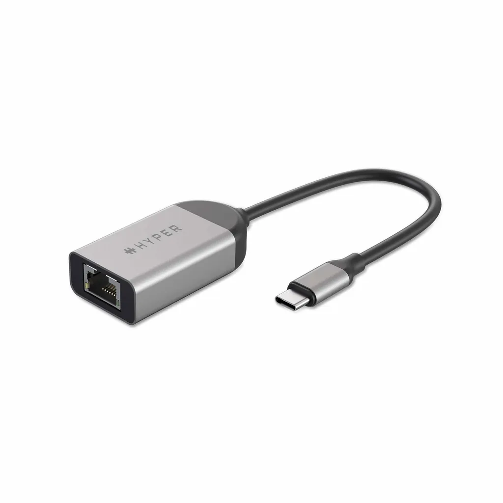 Adaptateur Ethernet USB-C 2.5Gbps HyperDrive pour Télétravail et Jeu