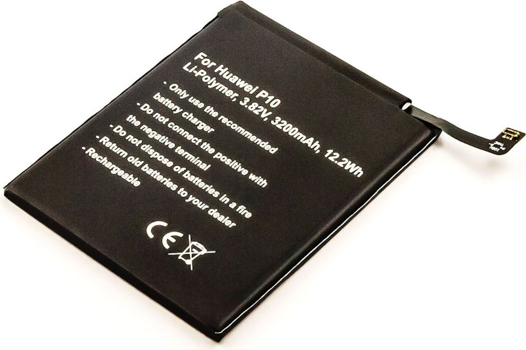 Akku für Huawei P10 Li-Pol 3,7 Volt 3200 mAh schwarz.
