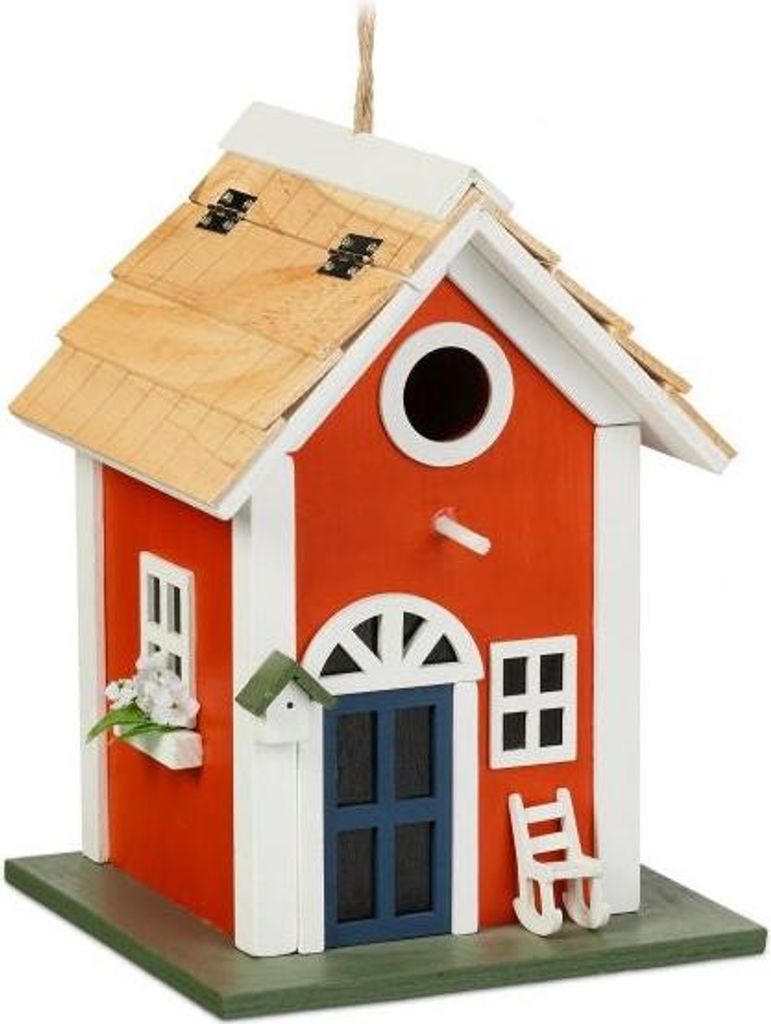 Dekoratives Vogelhaus im Landhausstil