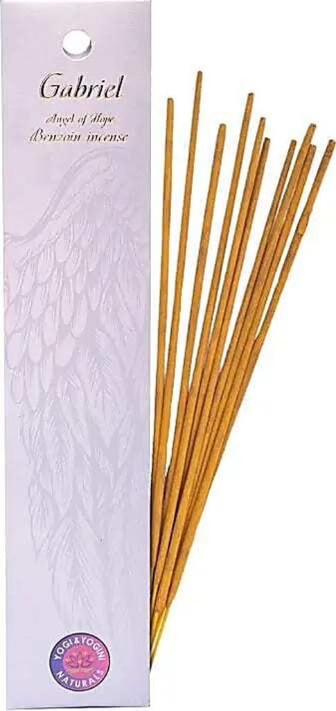 Räucher Set Engelräucherstäbchen Gabriel -- 20 g + Räucherstäbchenhalter Yume no