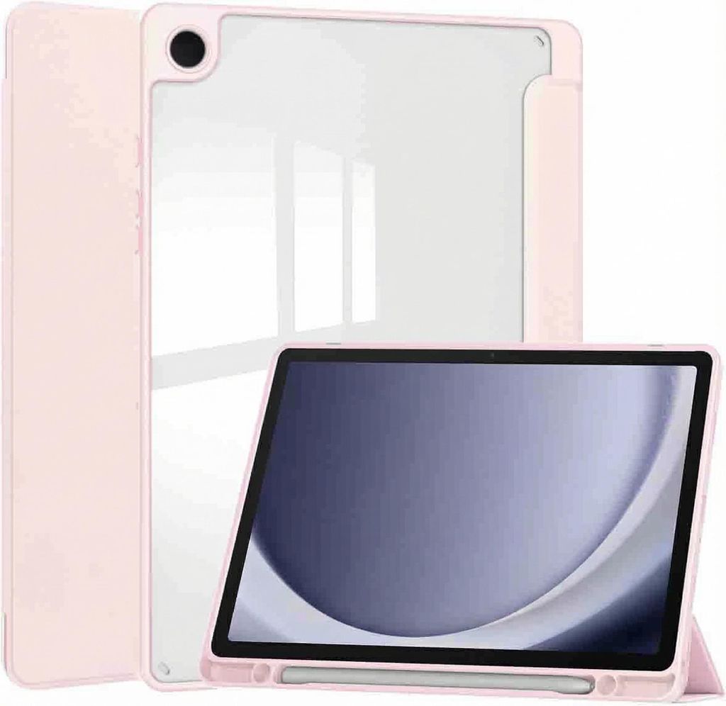imoshion Trifold Hardcase Klapphülle Samsung Galaxy Tab A9 Plus - Rosa