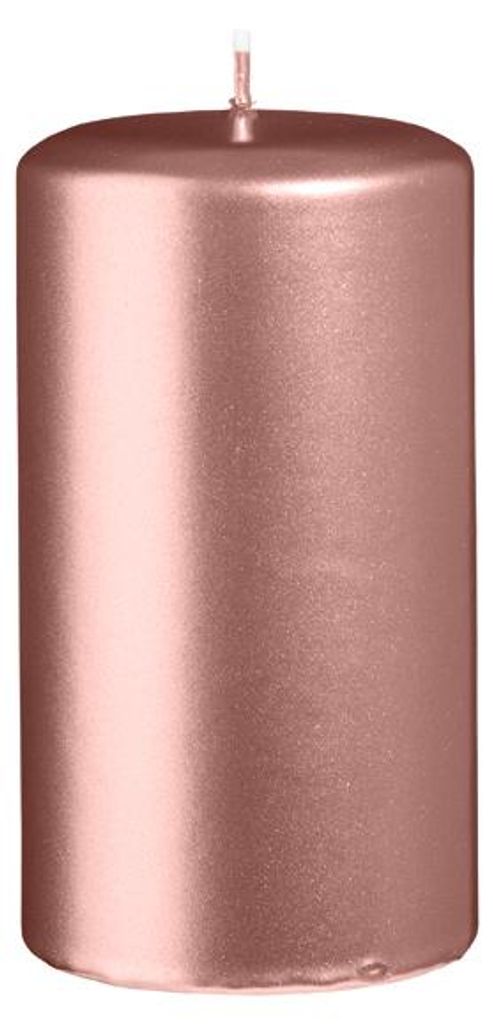 Stumpenkerzen Metallic Silk 130 x Ø 70 mm, 6 Stück