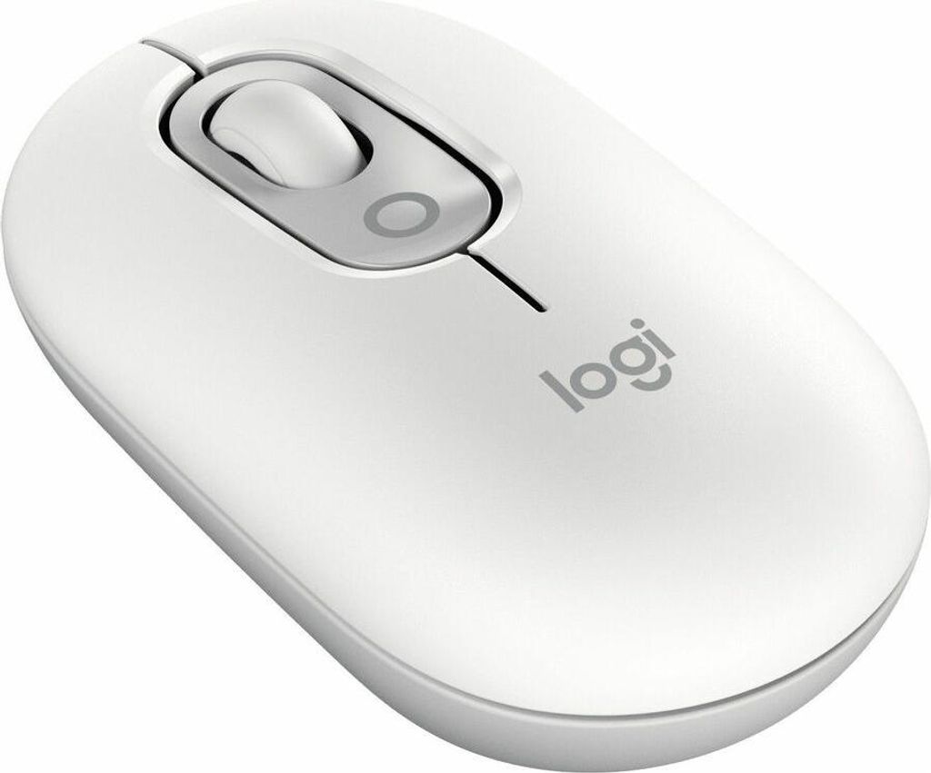 Logitech POP kabellose Maus grauweiß Produktbild 