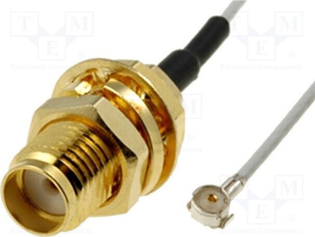 1x Kabel-Adapter -40÷85°C IPX, 100mm GSM-IPX/-100 GSM-Antennen