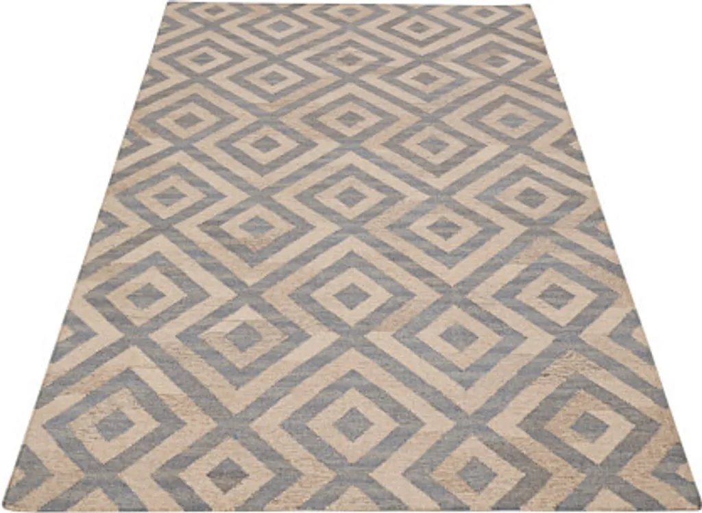 Tapis Kelim Luisa 140x200 Bleu - Solution Anti-Poussière Facile à Laver