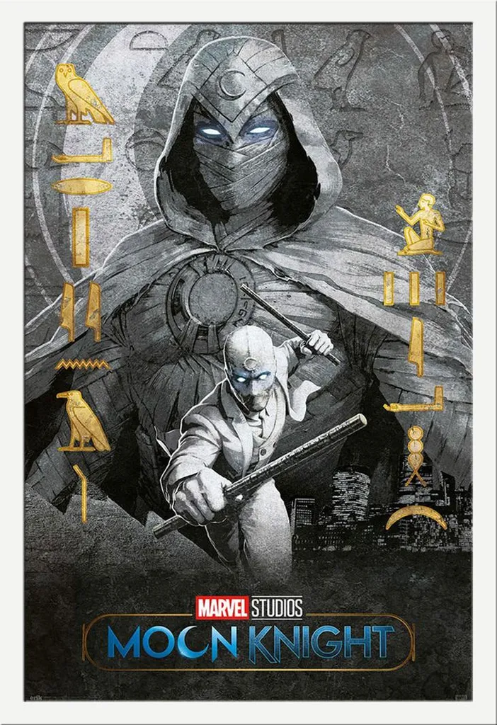 Arreda la tua Gaming Room: Poster Moon Knight + Cornice Shinsuke MDF