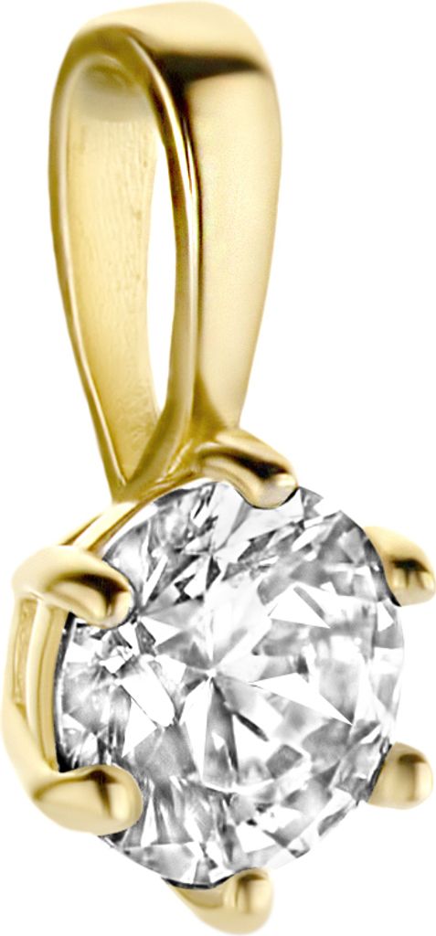 New Bling 9NBG-0201 Gold-Anhänger - Damen - Zirkonia - 4 mm Produktbild 