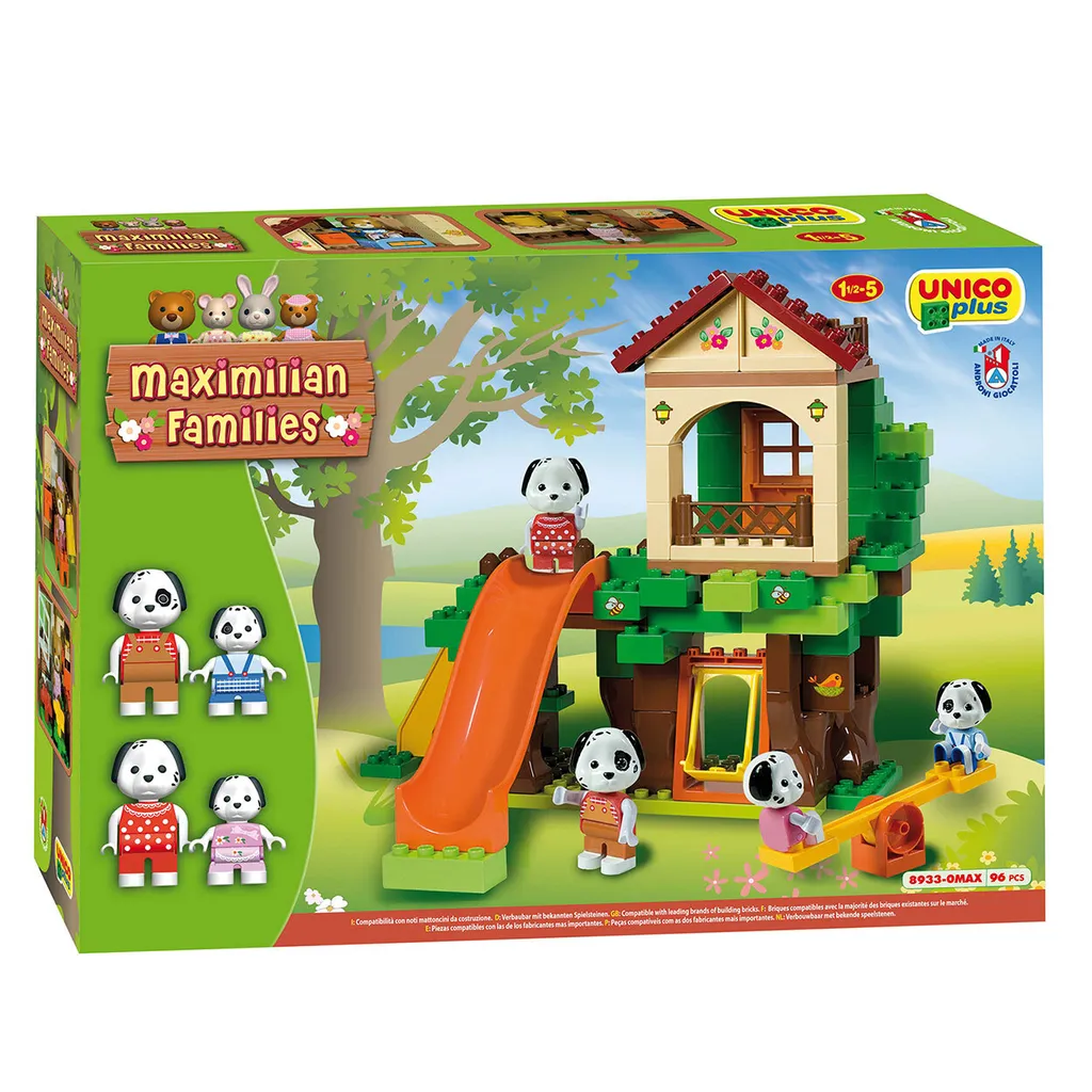 Unico Maximilian Families Boomhut 96 pcs - Jeu de construction briques