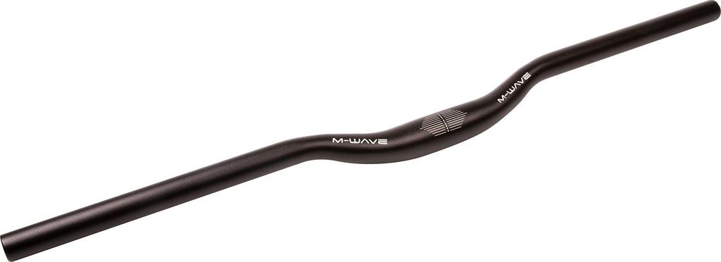 MTB-Lenker >A-Rise 700<, M-WAVE, Alu, mattschwarz eloxiert, 700 mm, für Klemmung 31.8 mm, 10° gebogen, Höhe: 30 mm, auf Karte