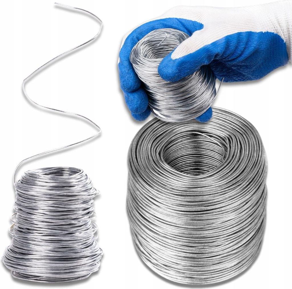Draht Für Wildzaun - 1,4 Mm - Rolle 40 M - Verzinkt - Universelle Anwendung
