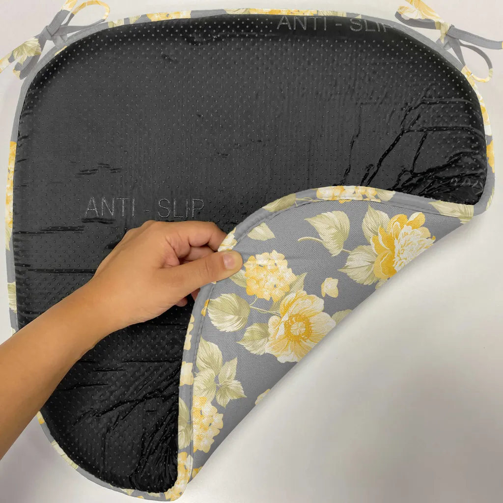 Coussin décoratif 40x40cm imperméable avec sangles lot de 4 fleurs