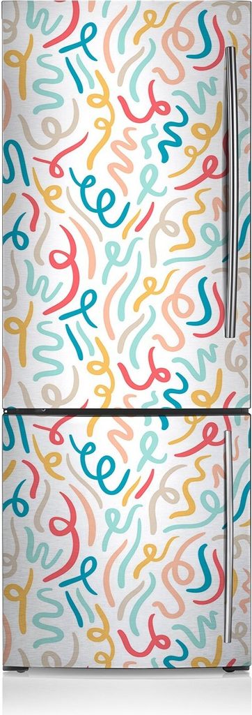 Kühlschrankmagne Kühlschrank Magnetfolie Dekoration 60x190 cm - Kalligraphie