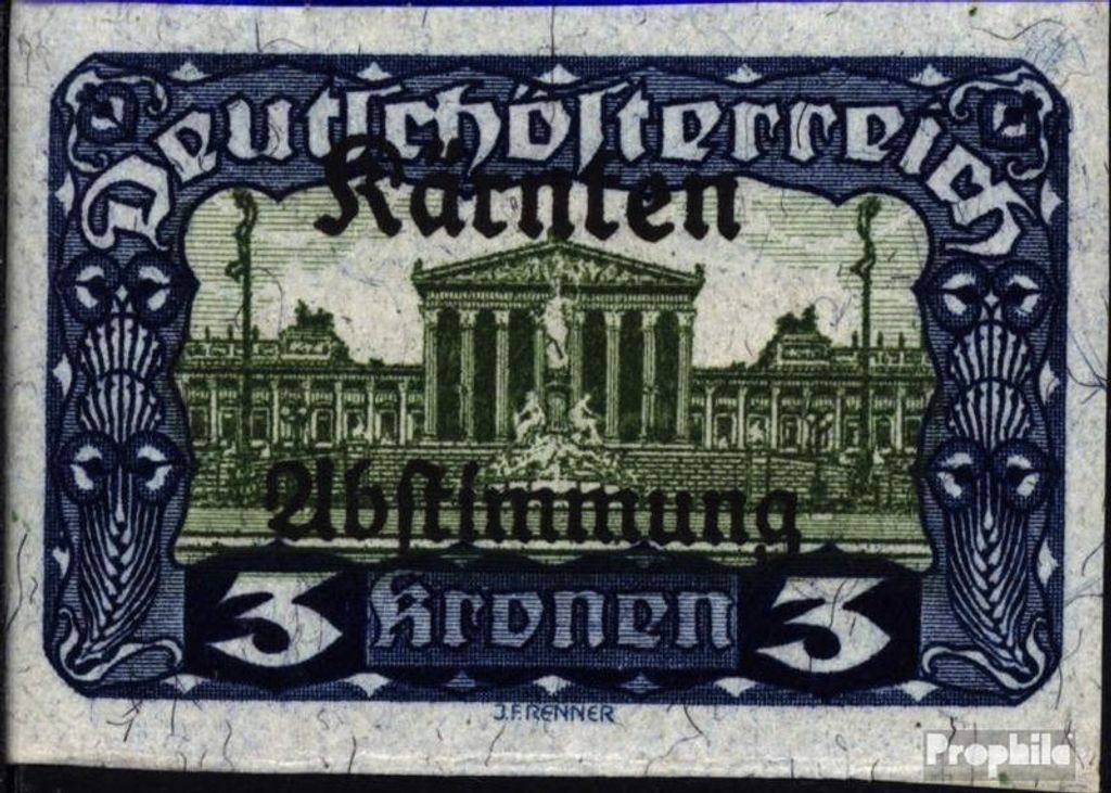 Briefmarken Österreich 1920 Mi 334 gestempelt Kärnten