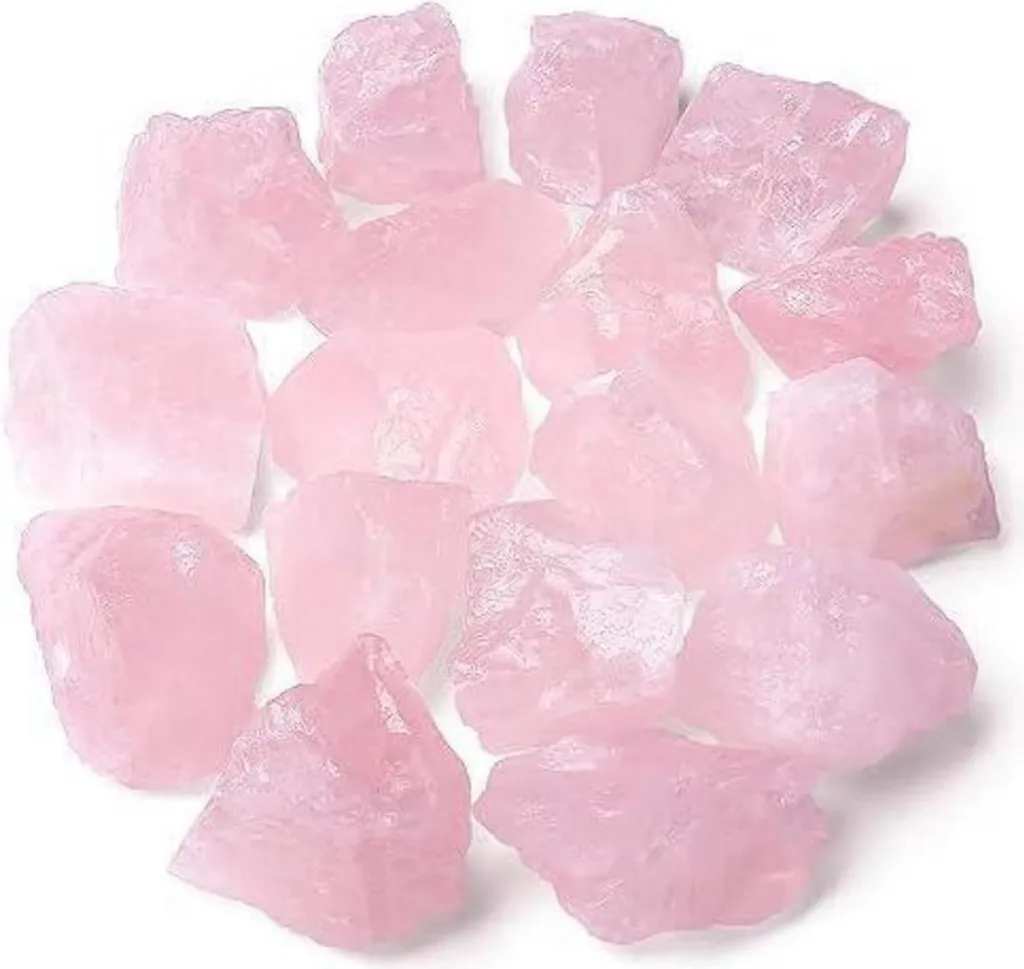 Pierres de guérison Reiki en Quartz rose brut - Cristaux de 200g
