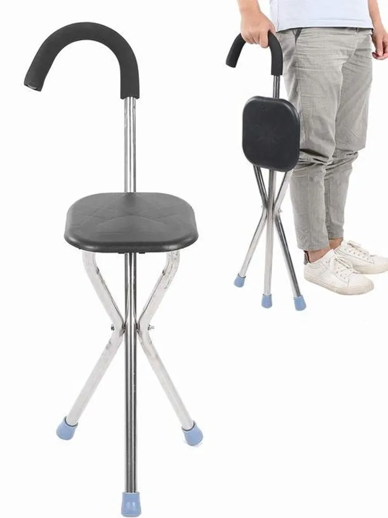 Support Sac à Dos avec Siège Intégré en Acier Léger - Charge 100 kg