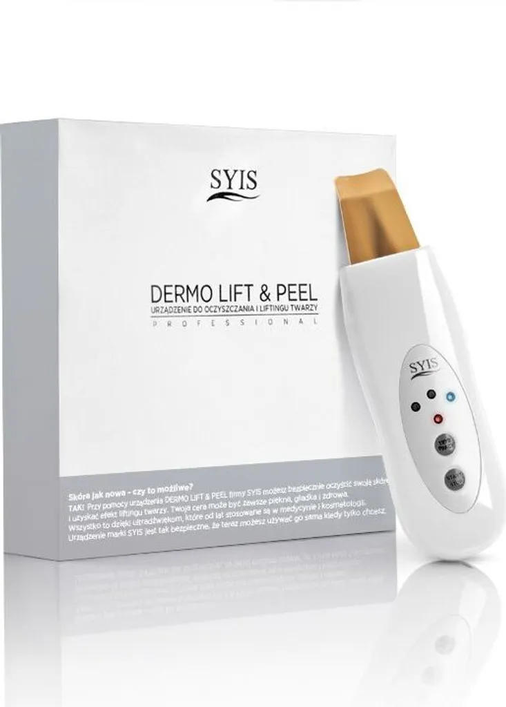 Spatule Syis Dermo Lift & Peel Skin Scrubber Dorée pour Soin du Visage