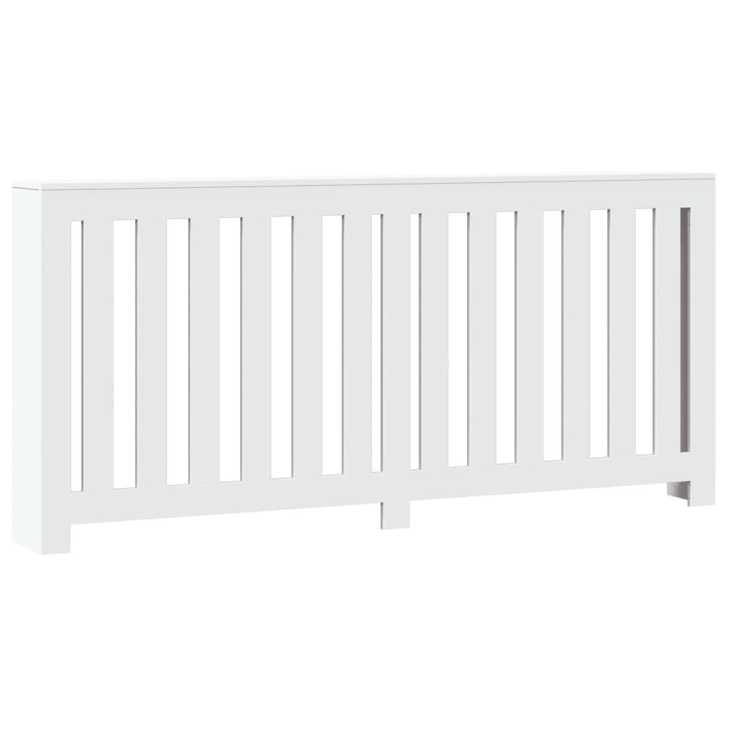 vidaXL Rivestimento per radiatori bianco 175x20x82 cm Immagine del prodotto 