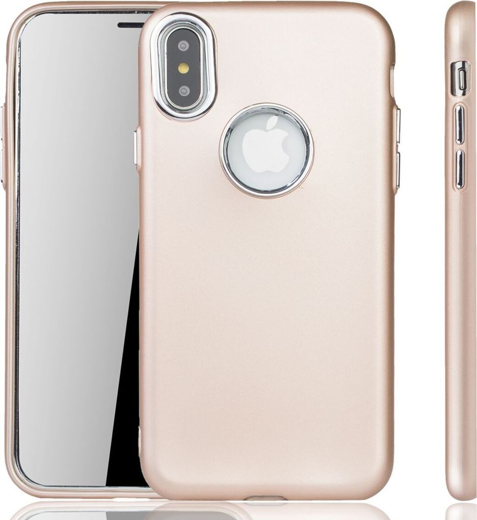 Apple iPhone X / XS Hülle - Handyhülle für Apple iPhone X / XS - Handy Case in Gold