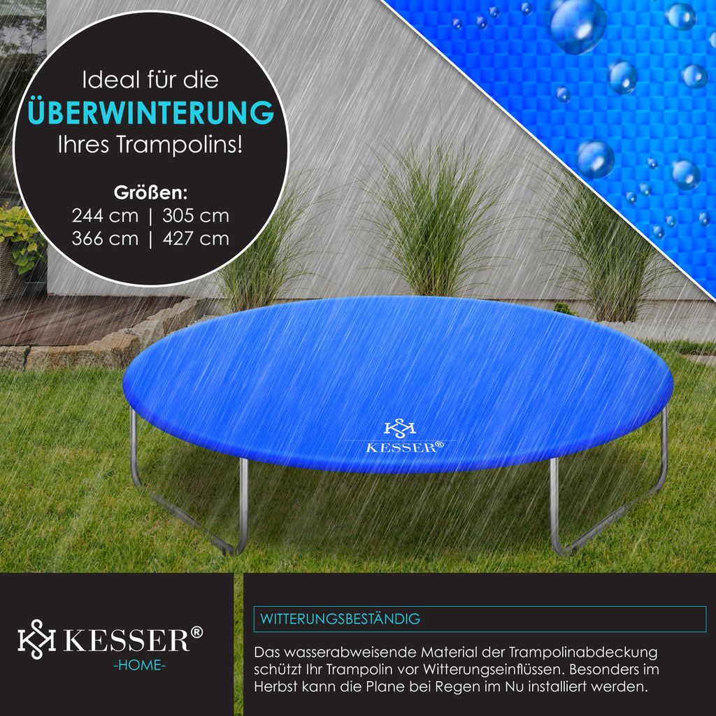 KESSER® Trampolin Abdeckung Ø 244/305/366/427 cm | Produktbild 4